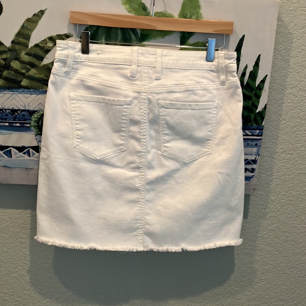 Tommy Bahama White Denim Midi Skirt - Picture 4 of 6